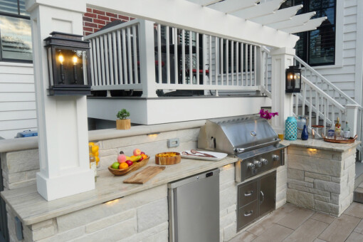 White Pergola Stone