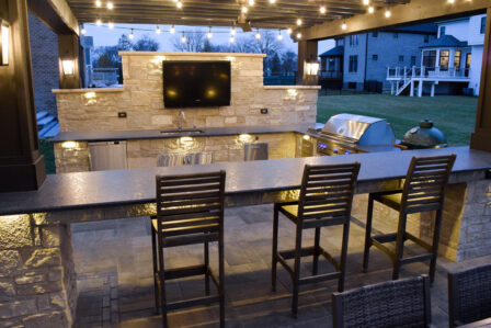 Outdoor Kitchen Night